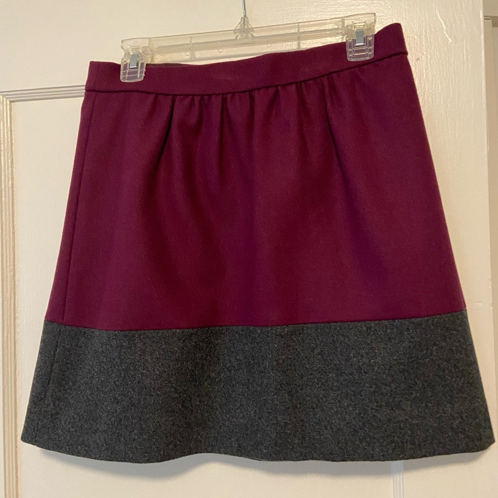 J Crew wool skirt NWT